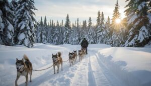 Husky-Safaris & Schneemobiltouren in Lappland - NOA Villas